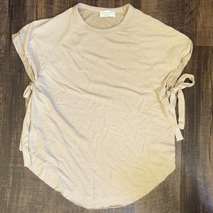 Lavender Field Side Tie Tee